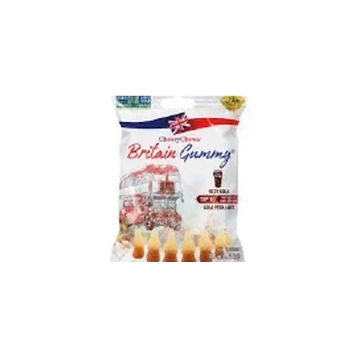 BRITAIN GUMMY FIZZY COLA 80G CASE 48