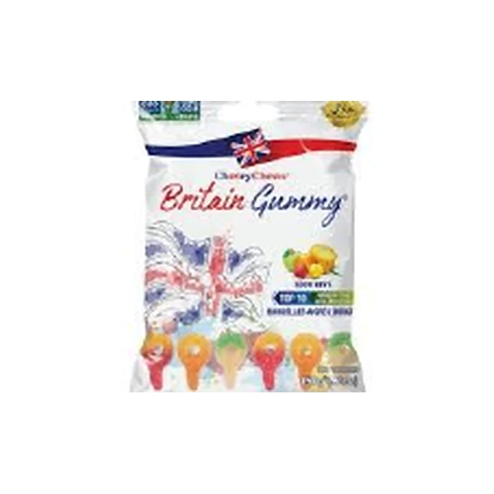 BRITAIN GUMMY SOUR KEYS 80G CASE 48