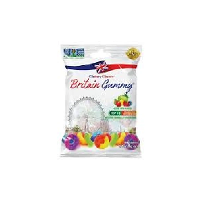 BRITAIN GUMMY SOUR MIX RINGS 80G CASE 48