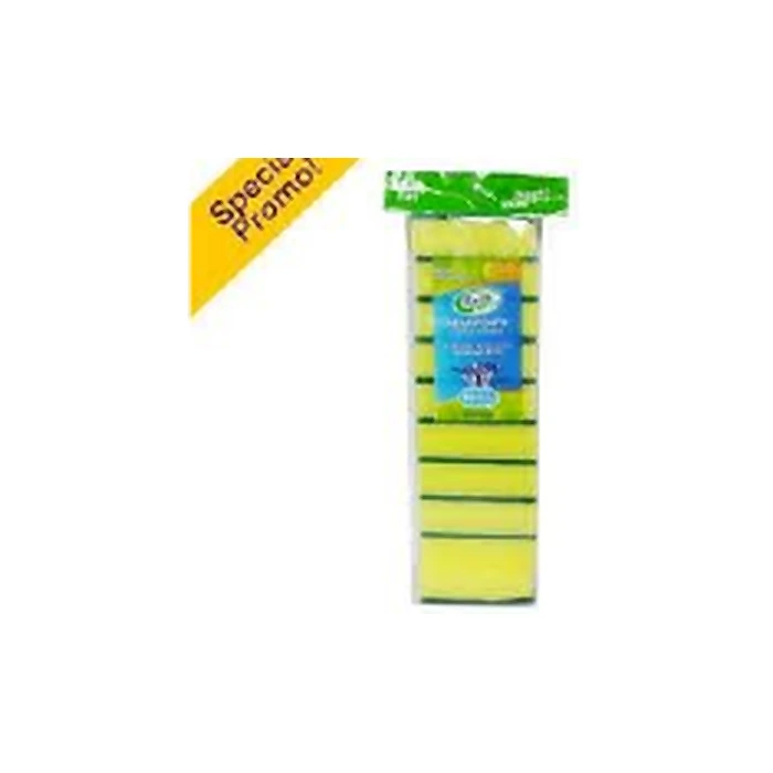 FRESH START FRESH START SPONGE 10PK SCRUB HEAVY DUTY CASE 48 32211