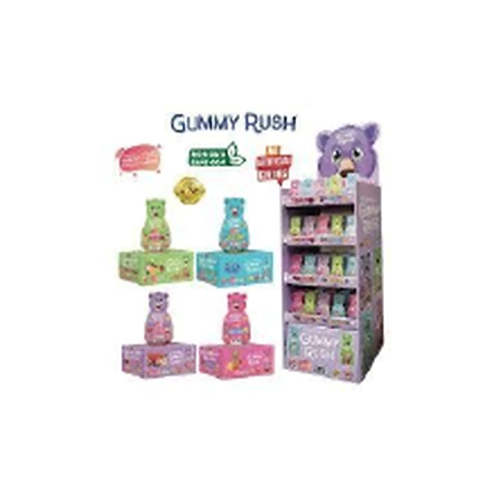 GUMMY RUSH BEAR TUBS - NEON BEARS CASE 12PCS