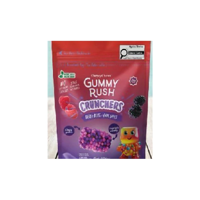GUMMY RUSH GUMMY RUSH CRUNCHERS BERRY BLISS (80G X 12PCS)