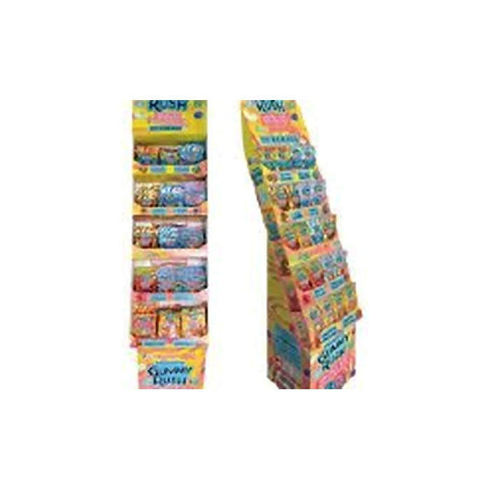 GUMMY RUSH GUMMY RUSH SOUR BELT BITES SHIPPER DISPLAY 90G X120PCS