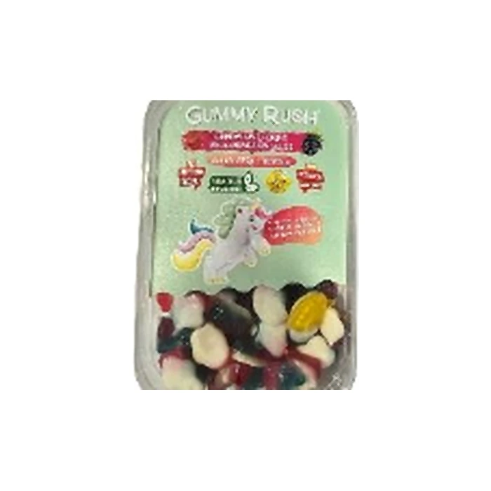 GUMMY RUSH GUMMY UNICORN GUMMY TUBS 285G CASE 12