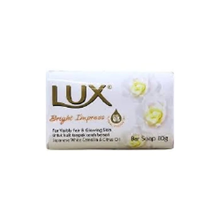 LUX BRIGHT IMPRESS SOAP 144PCS X 80GM/ 100GM